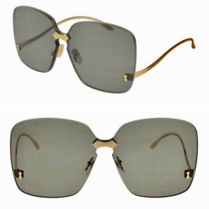Gucci Square rimless sunglasses